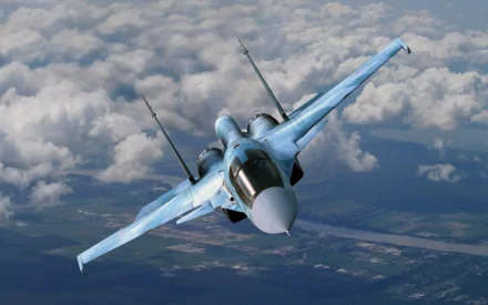 warplane air force aircraft military Sukhoi Su-34 HD Desktop Wallpaper | Background Image