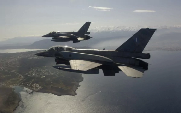 Israel Greece hellenic air force military General Dynamics F-16 Fighting Falcon HD Desktop Wallpaper | Background Image