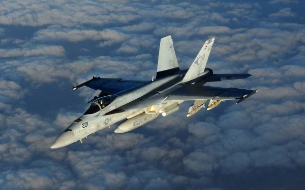 military Boeing F/A-18E/F Super Hornet HD Desktop Wallpaper | Background Image