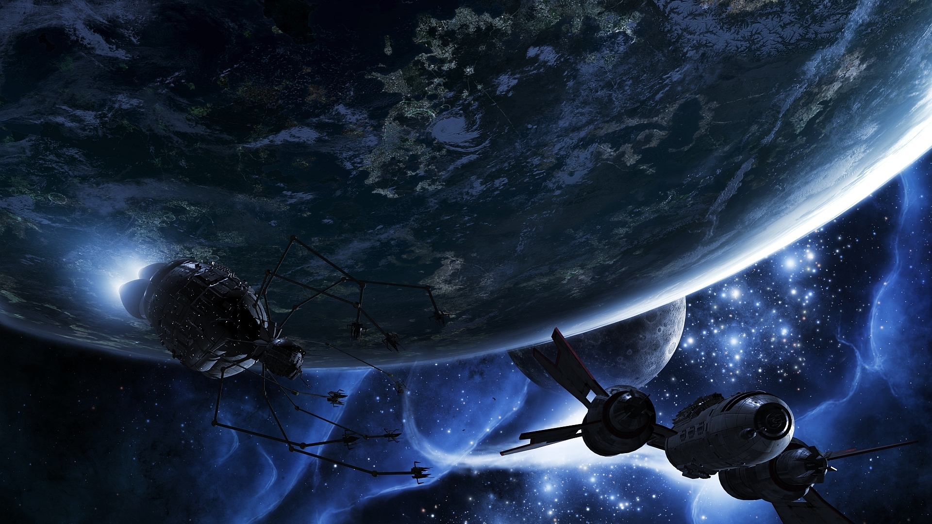 Download Sci Fi Spaceship HD Wallpaper