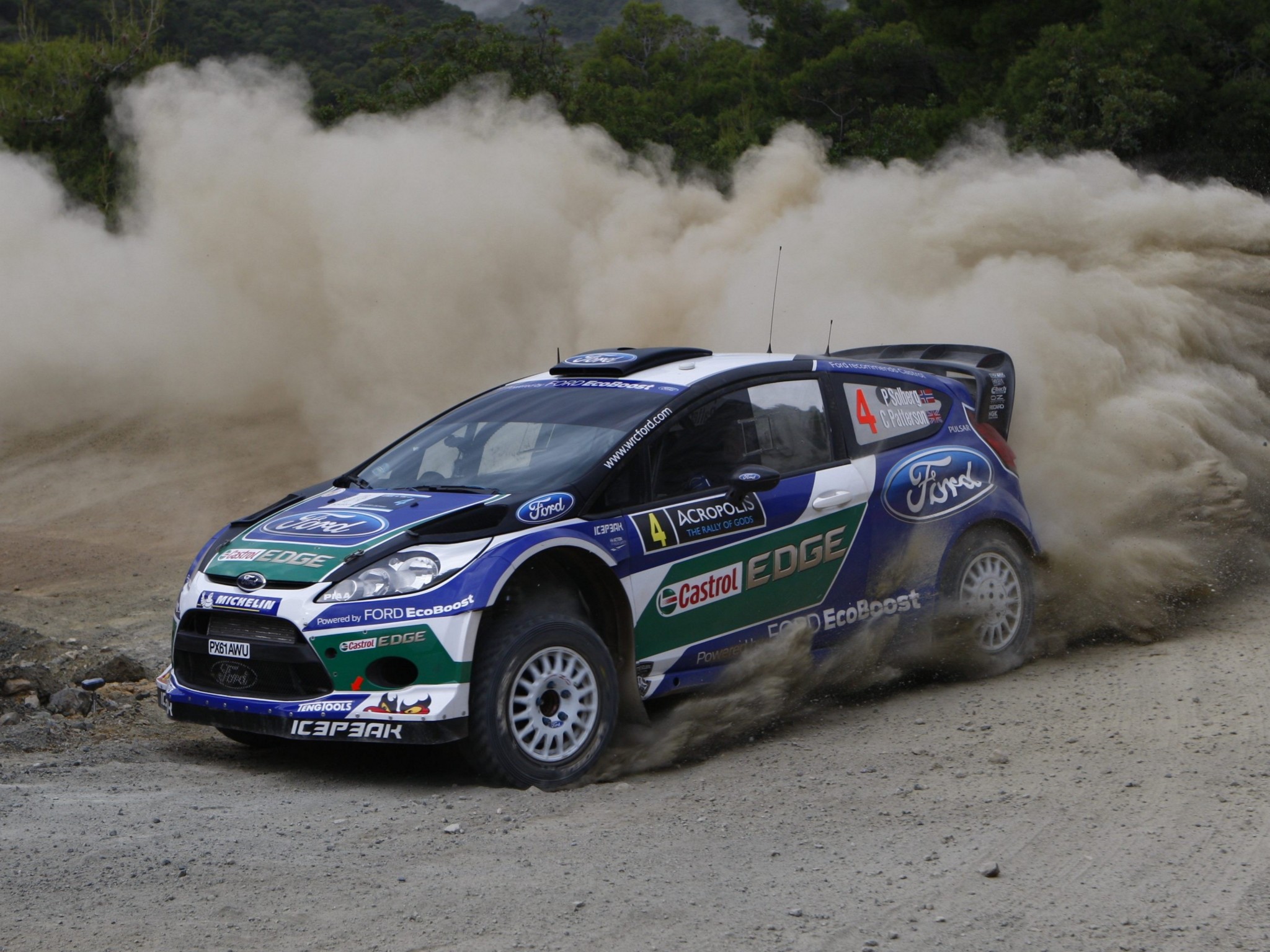  Ford  Fiesta  RS  WRC  2012 HD Wallpaper Background Image 