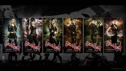 Carla Gugino Abbie Cornish Jena Malone Vanessa Hudgens Jamie Chung Emily Browning Amber (Sucker Punch) Sweet Pea (Sucker Punch) Babydoll (Sucker Punch) movie Sucker Punch HD Desktop Wallpaper | Background Image
