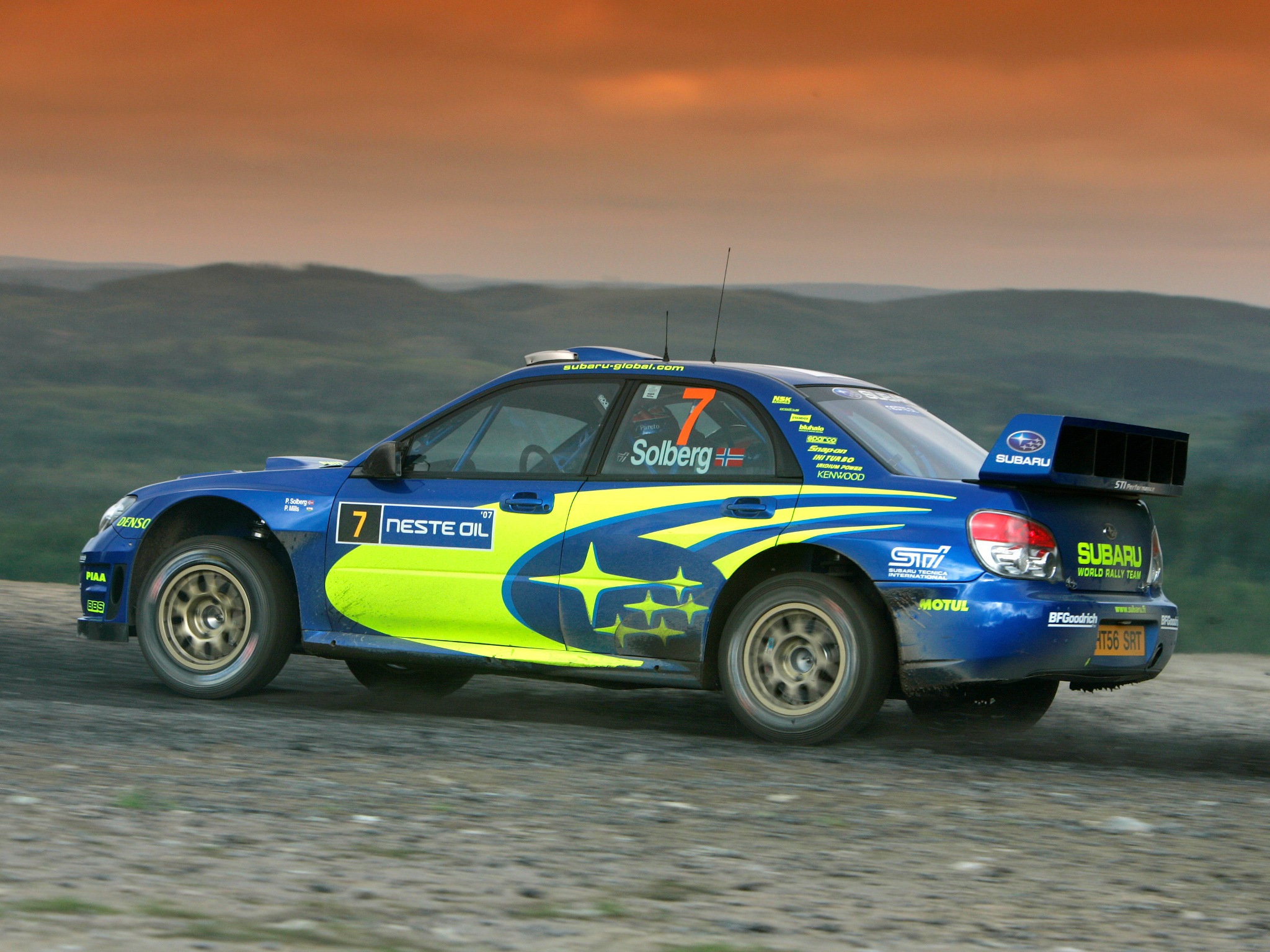 Subaru Impreza WRC (GD) '200608 HD Wallpaper Background