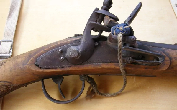 man made flintlock rifle HD Desktop Wallpaper | Background Image