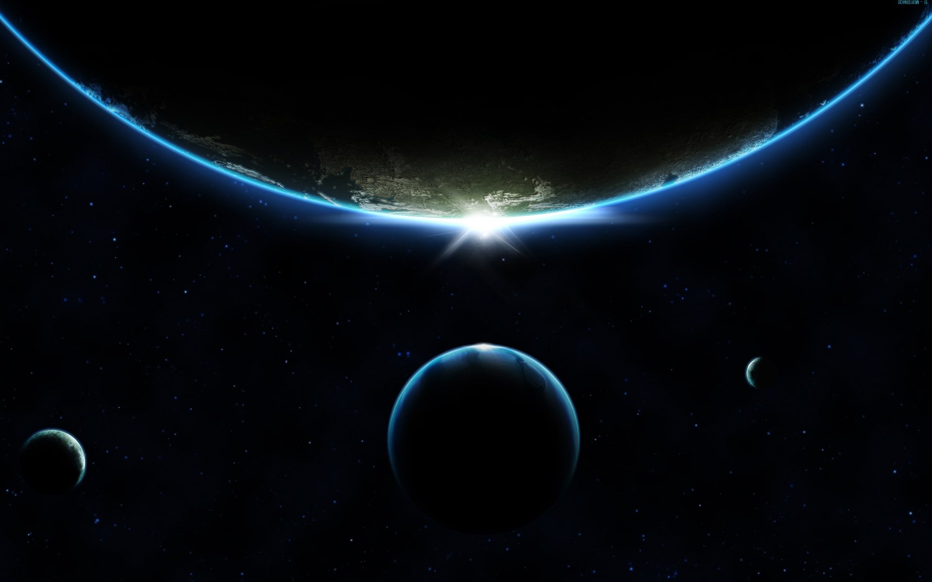 Download Sci Fi Planetscape HD Wallpaper