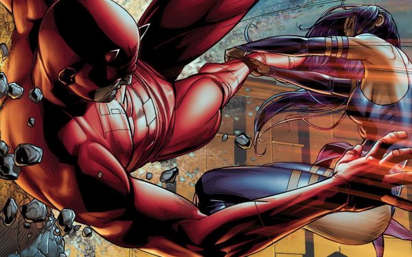 Comics Daredevil Psylocke Matt Murdock HD Wallpaper | Background Image