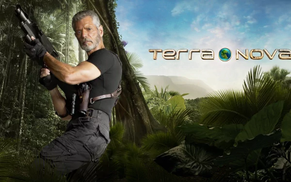 commander nathaniel taylor Stephen Lang TV Show Terra Nova HD Desktop Wallpaper | Background Image