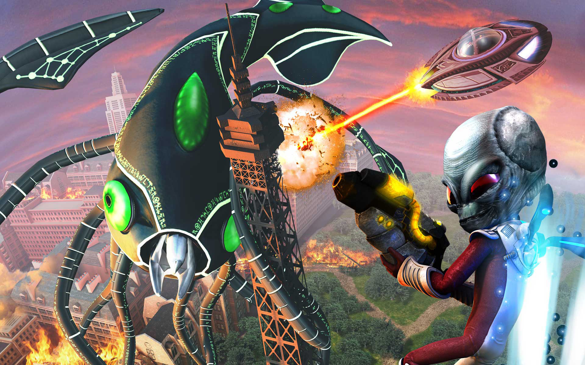 Video Game Destroy All Humans! HD Wallpaper | Background Image