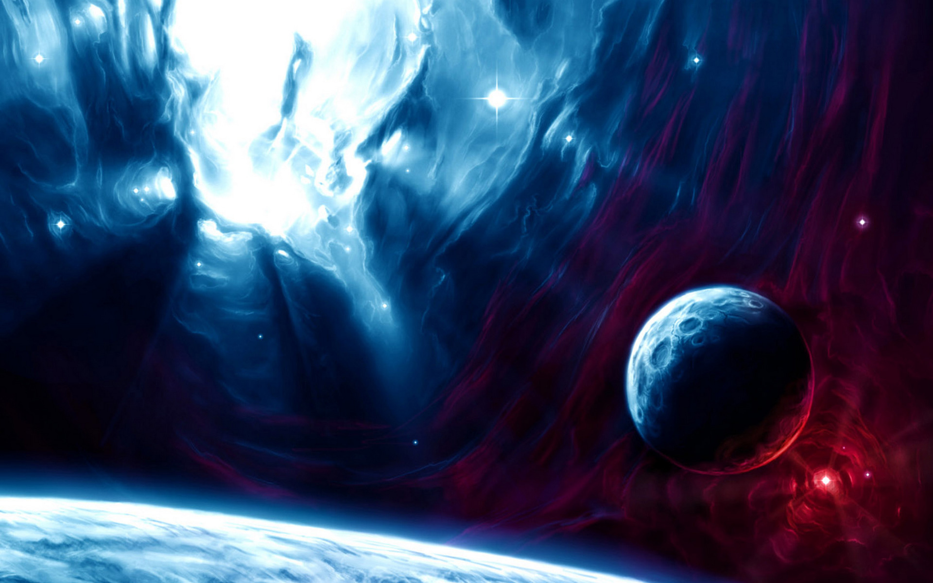 Download Star Space Sci Fi Planet HD Wallpaper