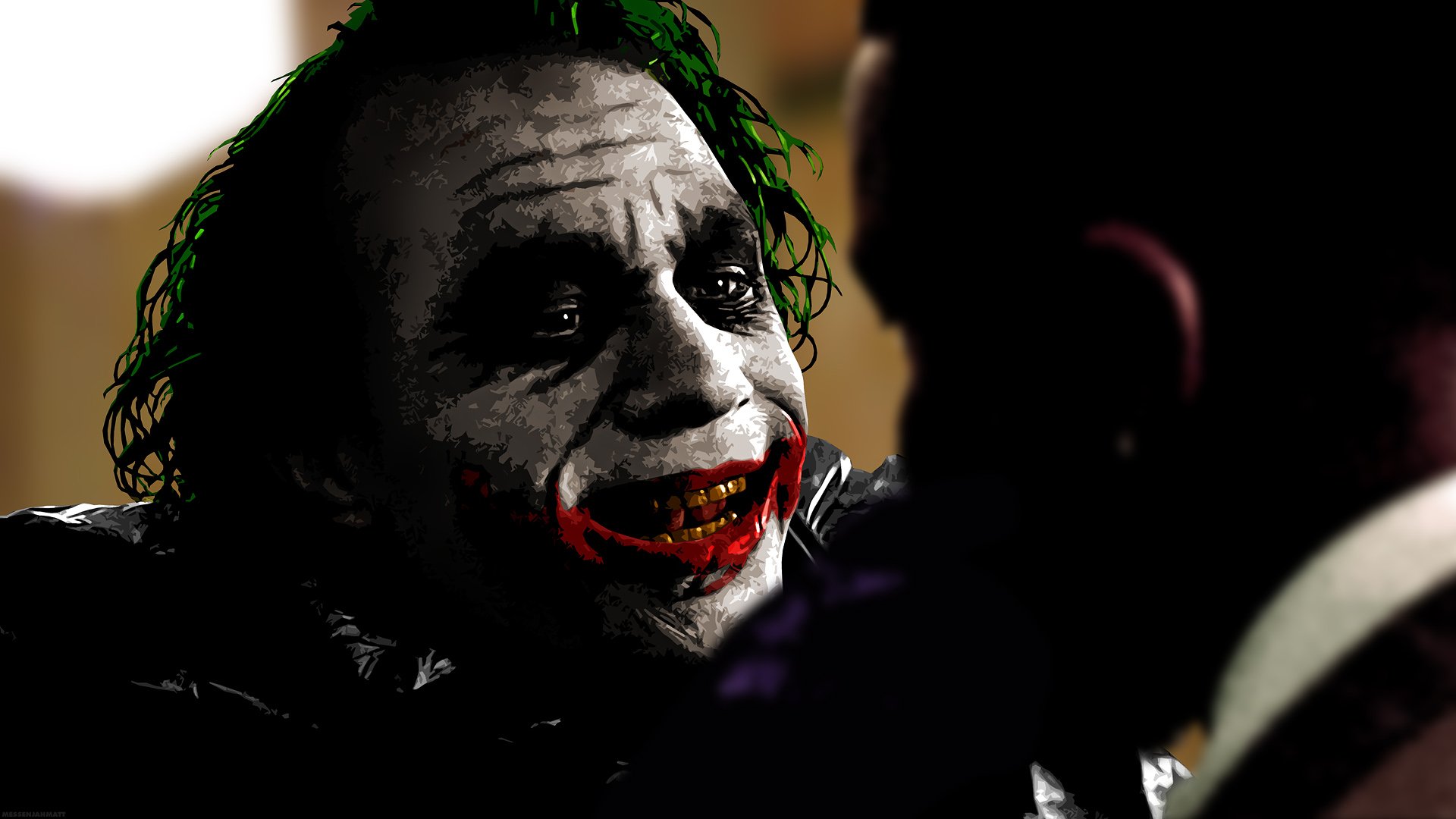Download Joker Movie The Dark Knight HD Wallpaper by MessenjahMatt