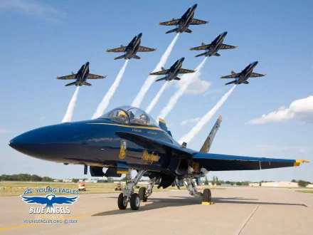 blue angels military air show HD Desktop Wallpaper | Background Image