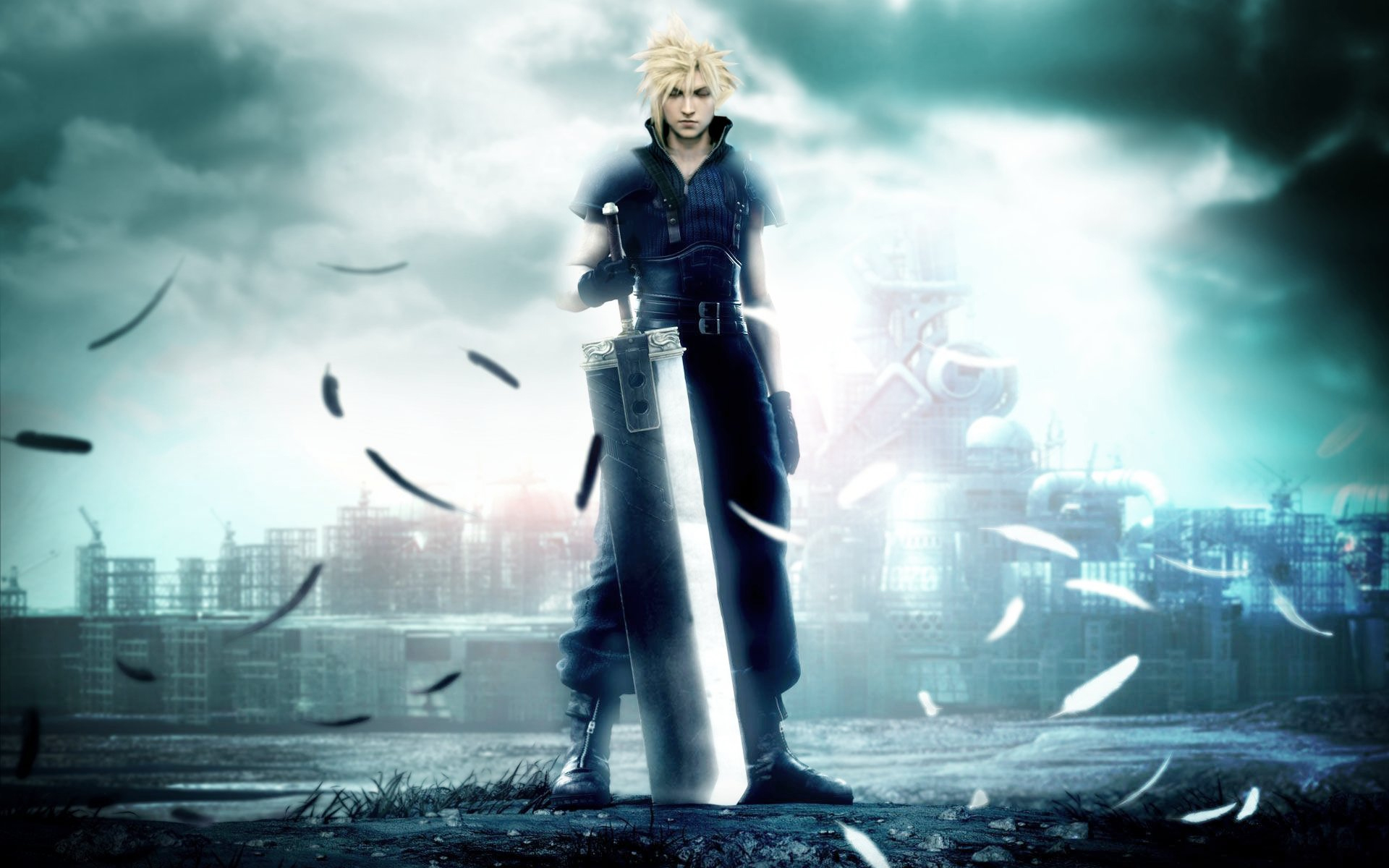 cloud strife wallpaper advent children