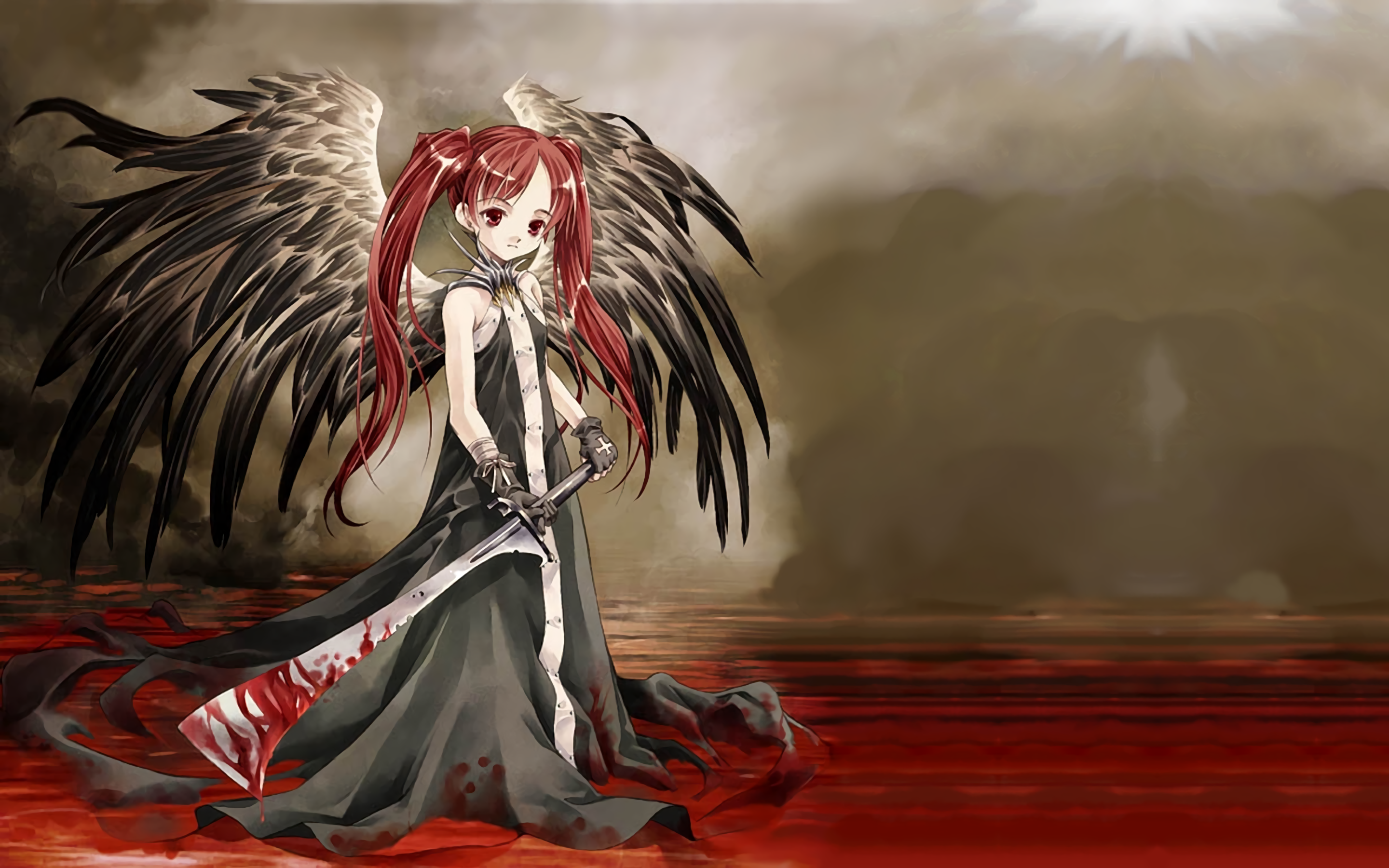 Aquarian Age Winged Warrior HD Wallpaper by Sumi Keiichi