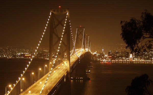 Man Made Bay Bridge Bridges Golden Gate San Francisco HD Wallpaper | Background Image
