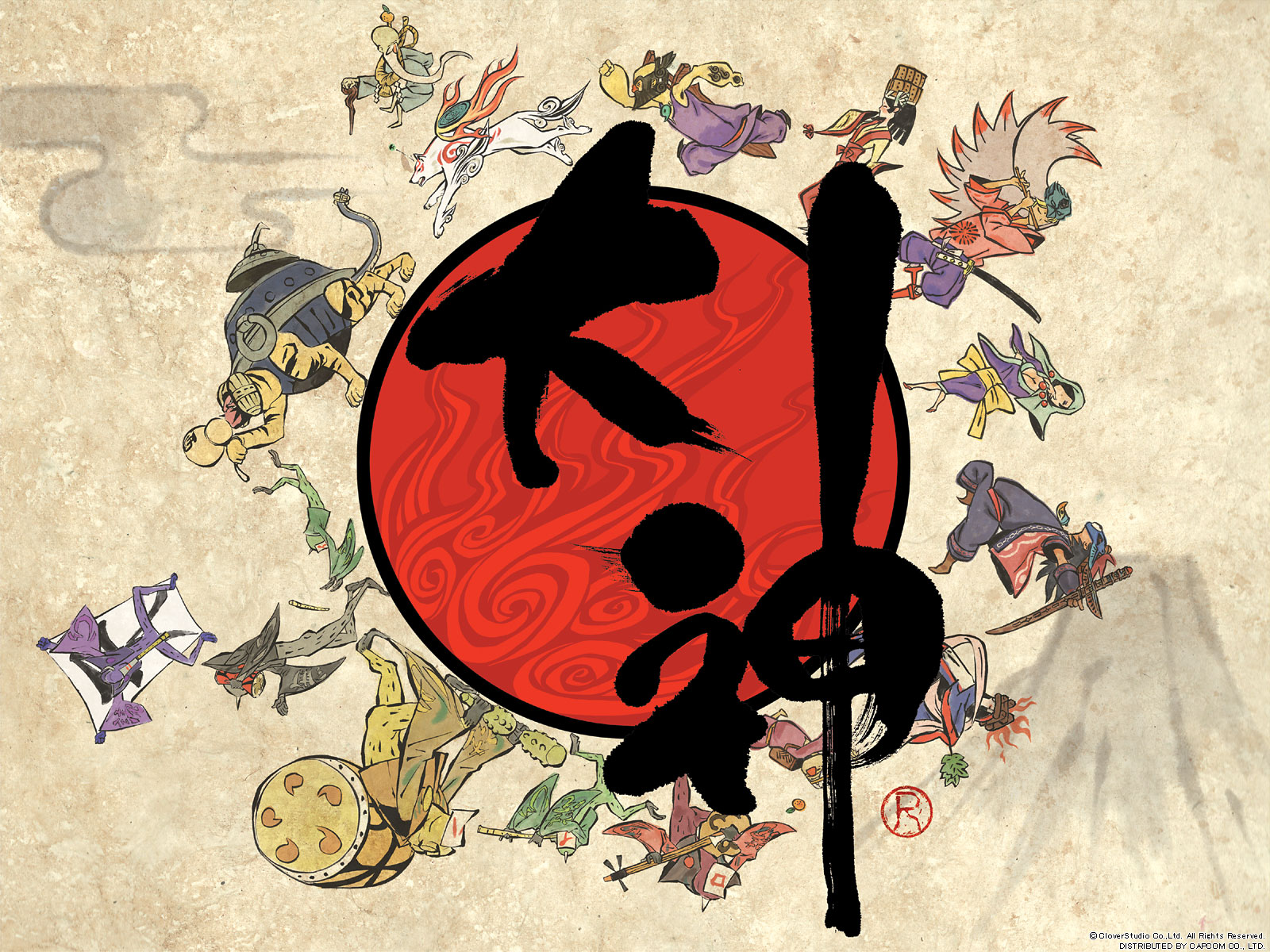 Video Game Ōkami HD Wallpaper | Background Image