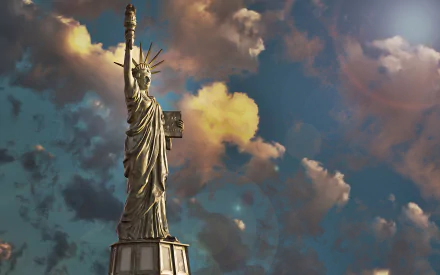 man made Statue of Liberty HD Desktop Wallpaper | Background Image
