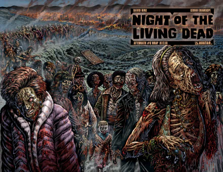 Comic night of the living dead: aftermath HD Desktop Wallpaper | Background Image
