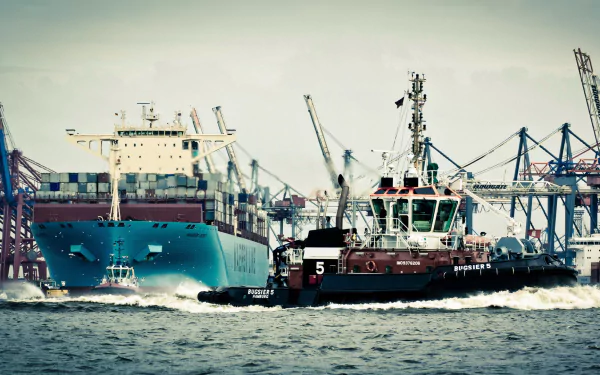 man made Shipyard HD Desktop Wallpaper | Background Image