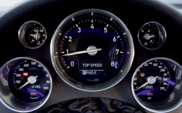 Vehicles Bugatti Gauge HD Wallpaper | Background Image