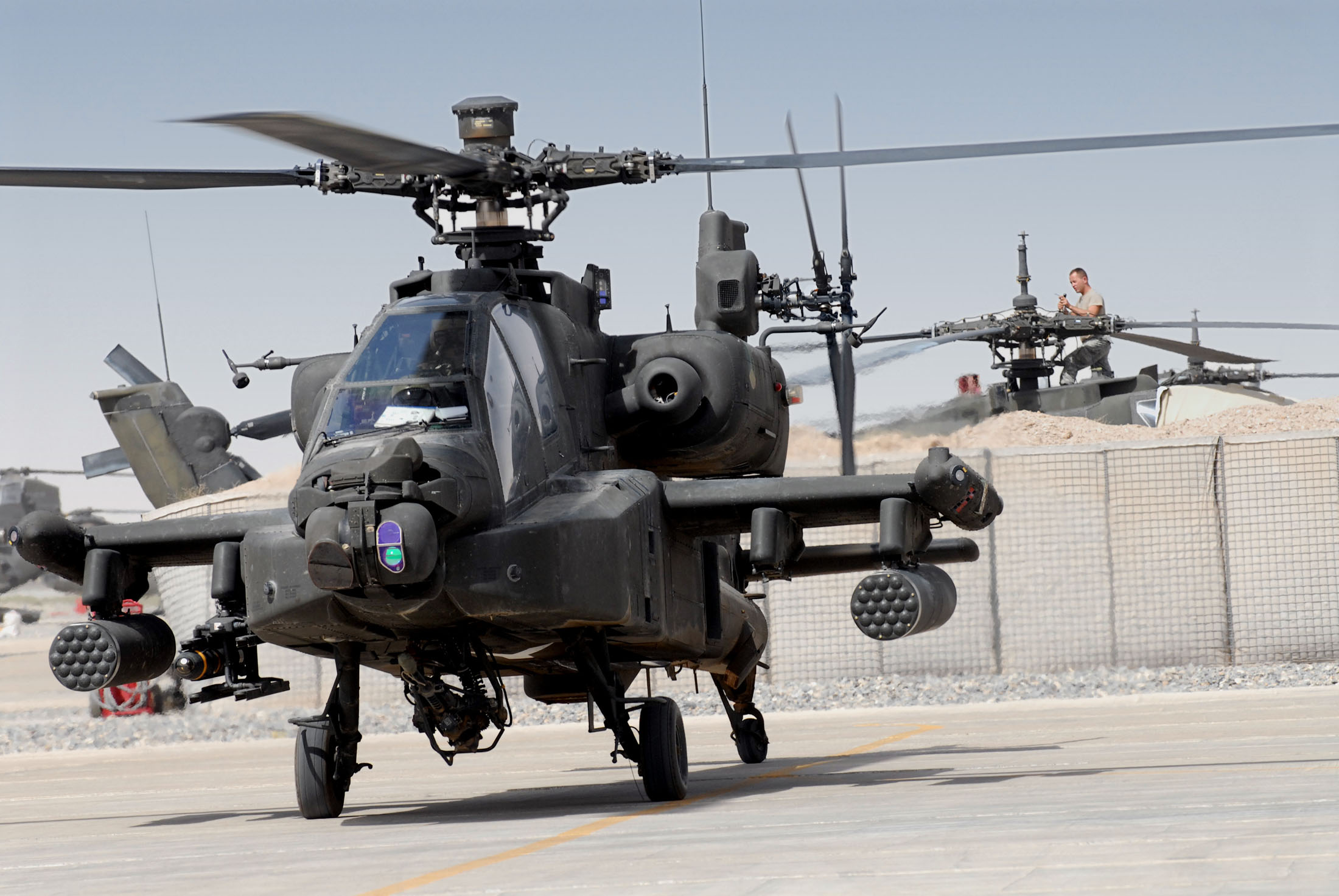 Military Boeing Ah-64 Apache HD Wallpaper | Background Image