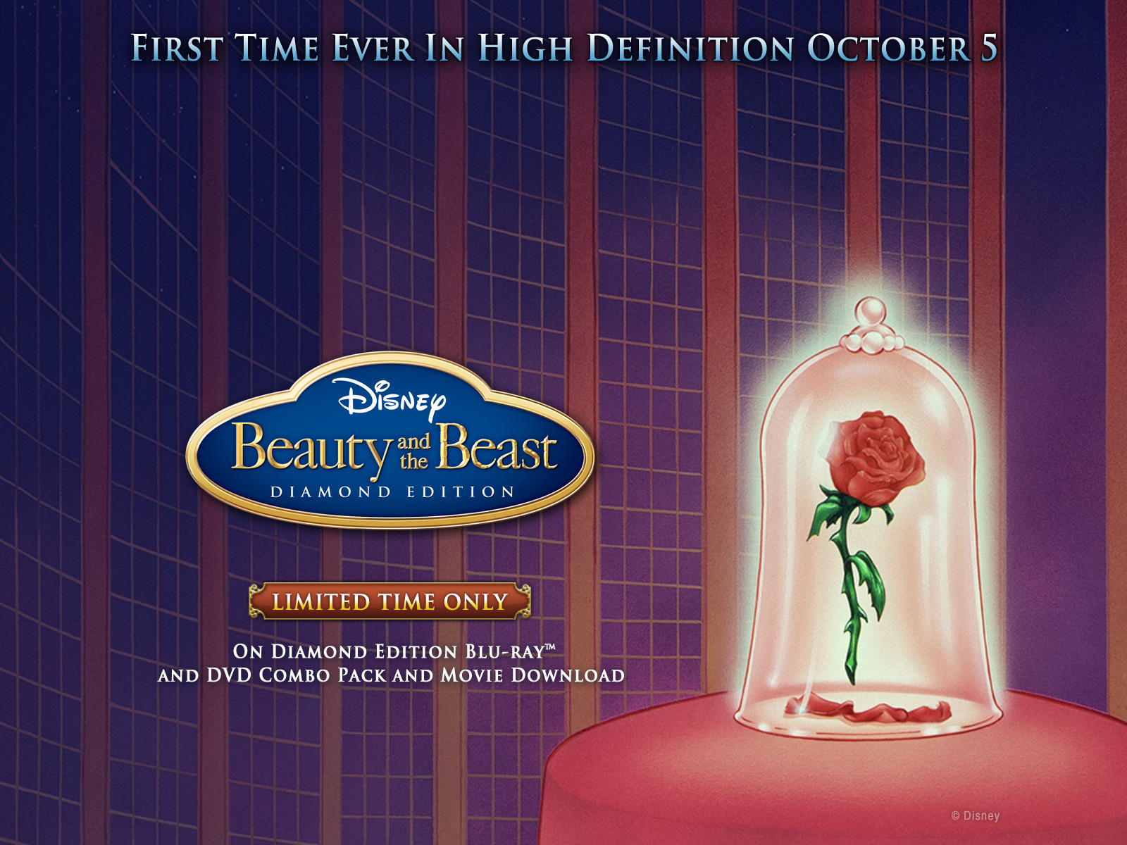 Movie Beauty And The Beast (1991) HD Wallpaper | Background Image