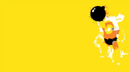 minimalist Bomb Man (Mega Man) video game Mega Man Minimalist Gaming HD Desktop Wallpaper | Background Image