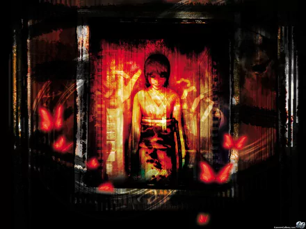 fatal video game Fatal Frame II: Crimson Butterfly HD Desktop Wallpaper | Background Image