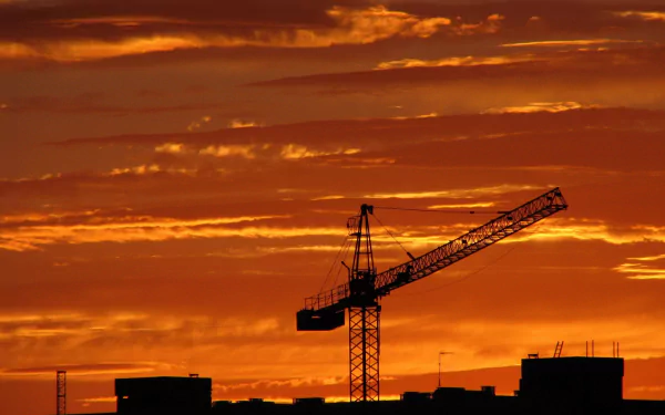 man made crane HD Desktop Wallpaper | Background Image