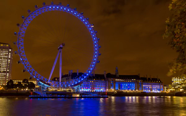 man made ferris wheel HD Desktop Wallpaper | Background Image