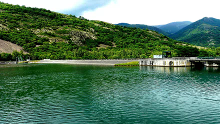 man made dam HD Desktop Wallpaper | Background Image