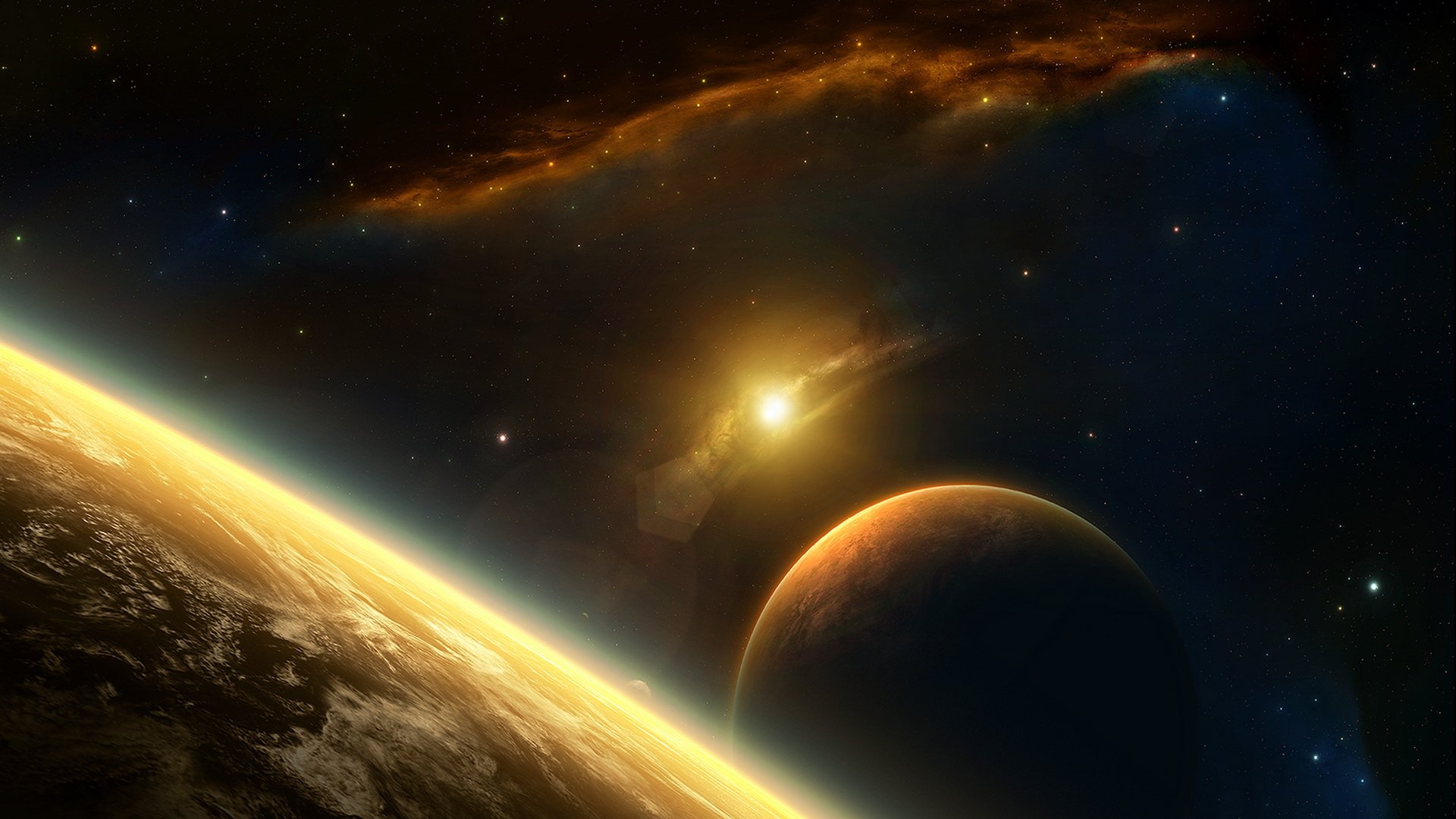 Download Sci Fi Planet  HD Wallpaper