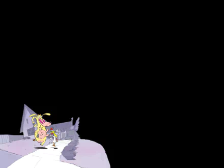 TV Show Cow and Chicken HD Desktop Wallpaper | Background Image