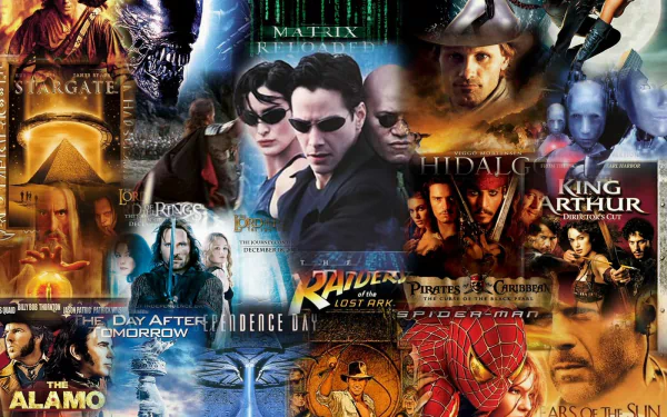 movie collage HD Desktop Wallpaper | Background Image
