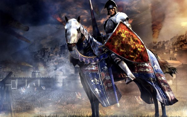 Video Game Medieval II: Total War Total War Fantasy Warrior Medieval Horse Armor HD Wallpaper | Background Image
