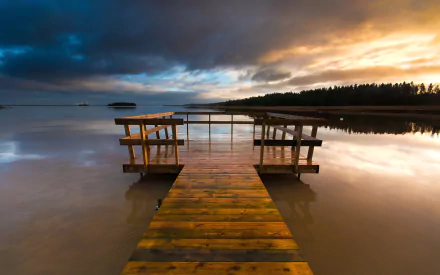 man made pier HD Desktop Wallpaper | Background Image