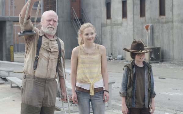 TV Show The Walking Dead Chandler Riggs Carl Grimes Scott Wilson Hershel Greene HD Wallpaper | Background Image