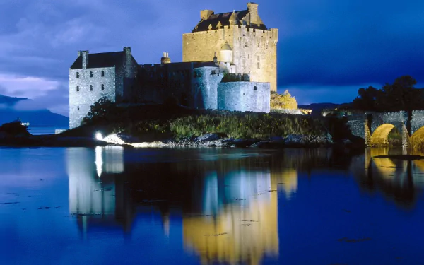 man made Eilean Donan Castle HD Desktop Wallpaper | Background Image