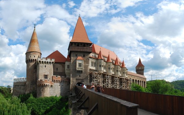 Man Made Corvin Castle Castles Romania HD Wallpaper | Background Image
