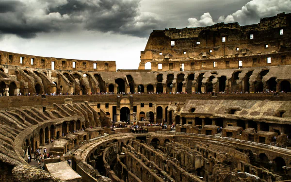 man made Colosseum HD Desktop Wallpaper | Background Image