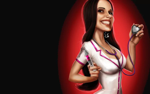 nurse fantasy woman HD Desktop Wallpaper | Background Image