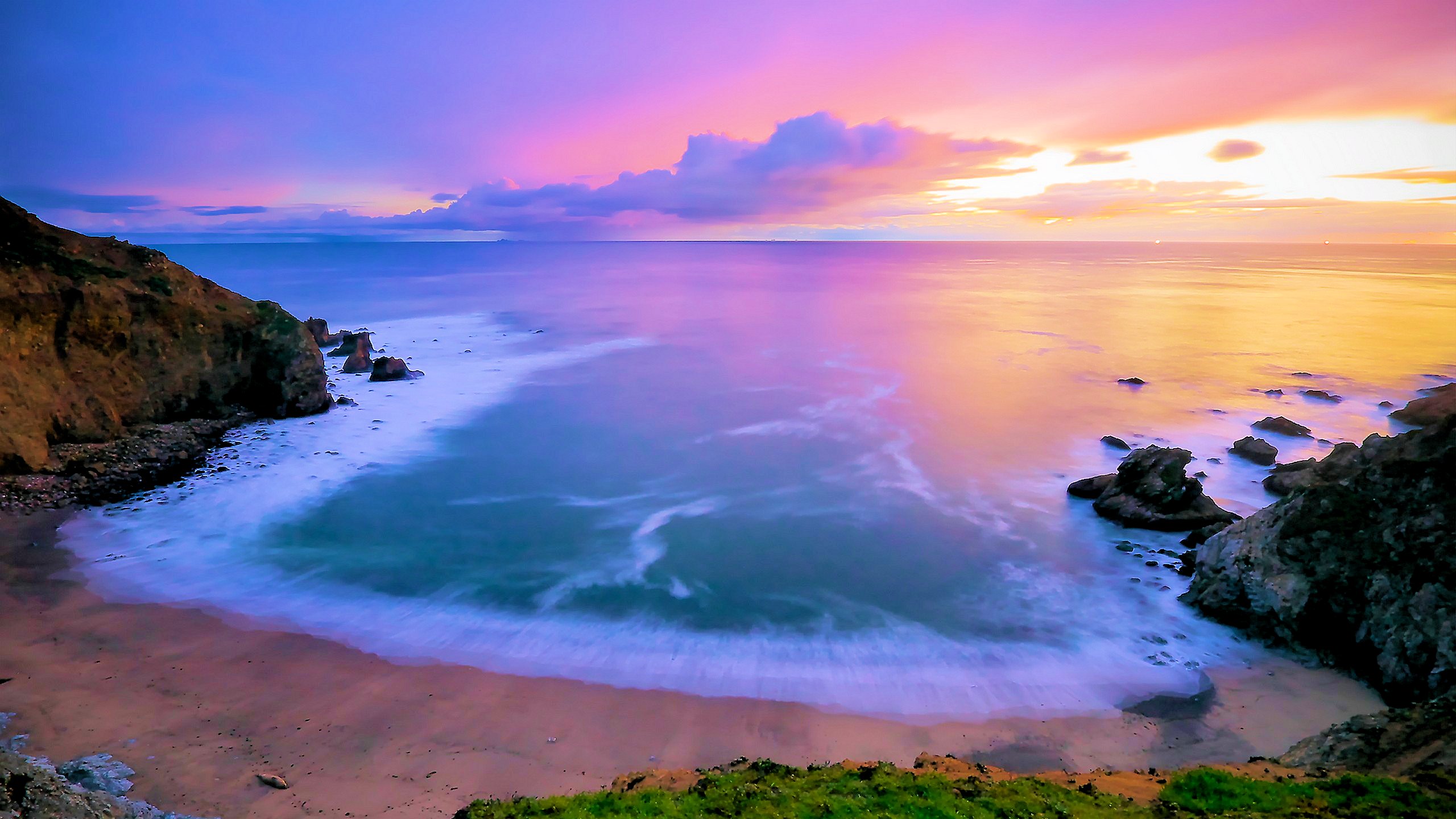 Beach Full HD Wallpaper and Background Image | 2560x1440 | ID:457837