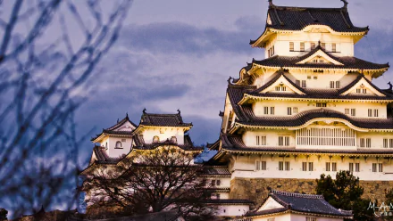 man made Himeji Castle HD Desktop Wallpaper | Background Image
