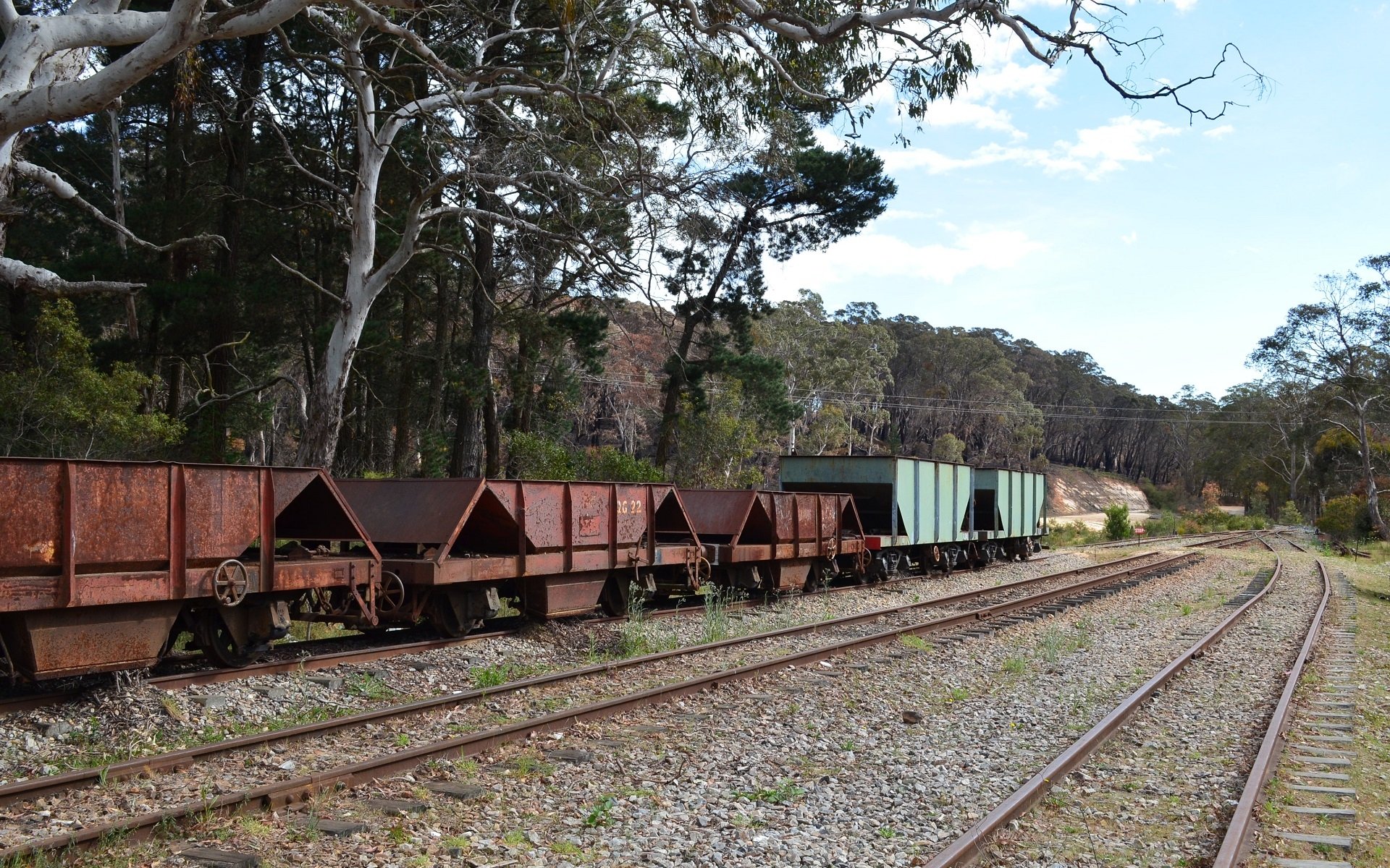 Train Hoppers At Clarence Station Lithgow by lonewolf6738