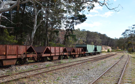  Train Hoppers At Clarence Station Lithgow