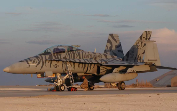 military McDonnell Douglas F/A-18 Hornet HD Desktop Wallpaper | Background Image