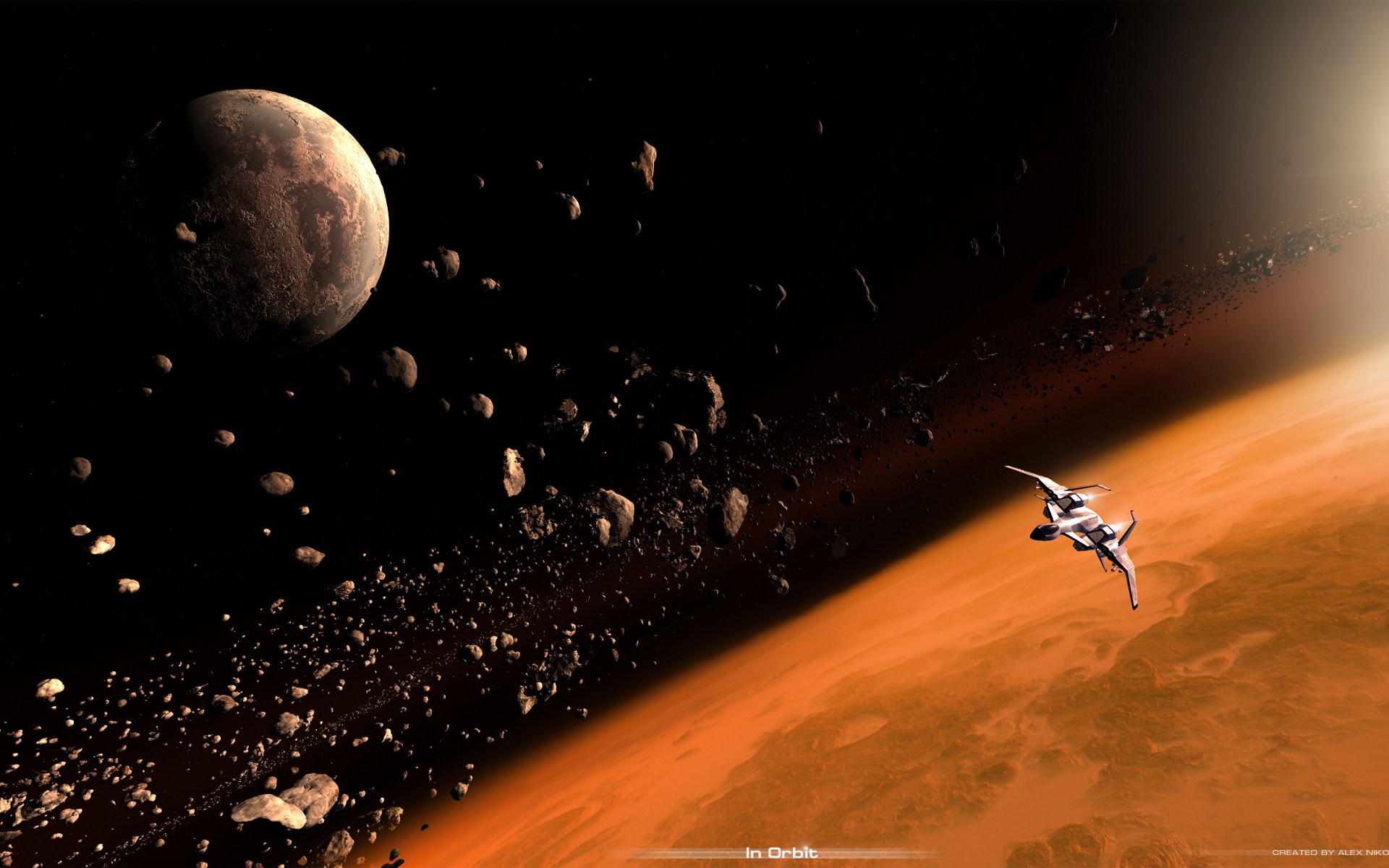 Download Sci Fi Planetscape HD Wallpaper