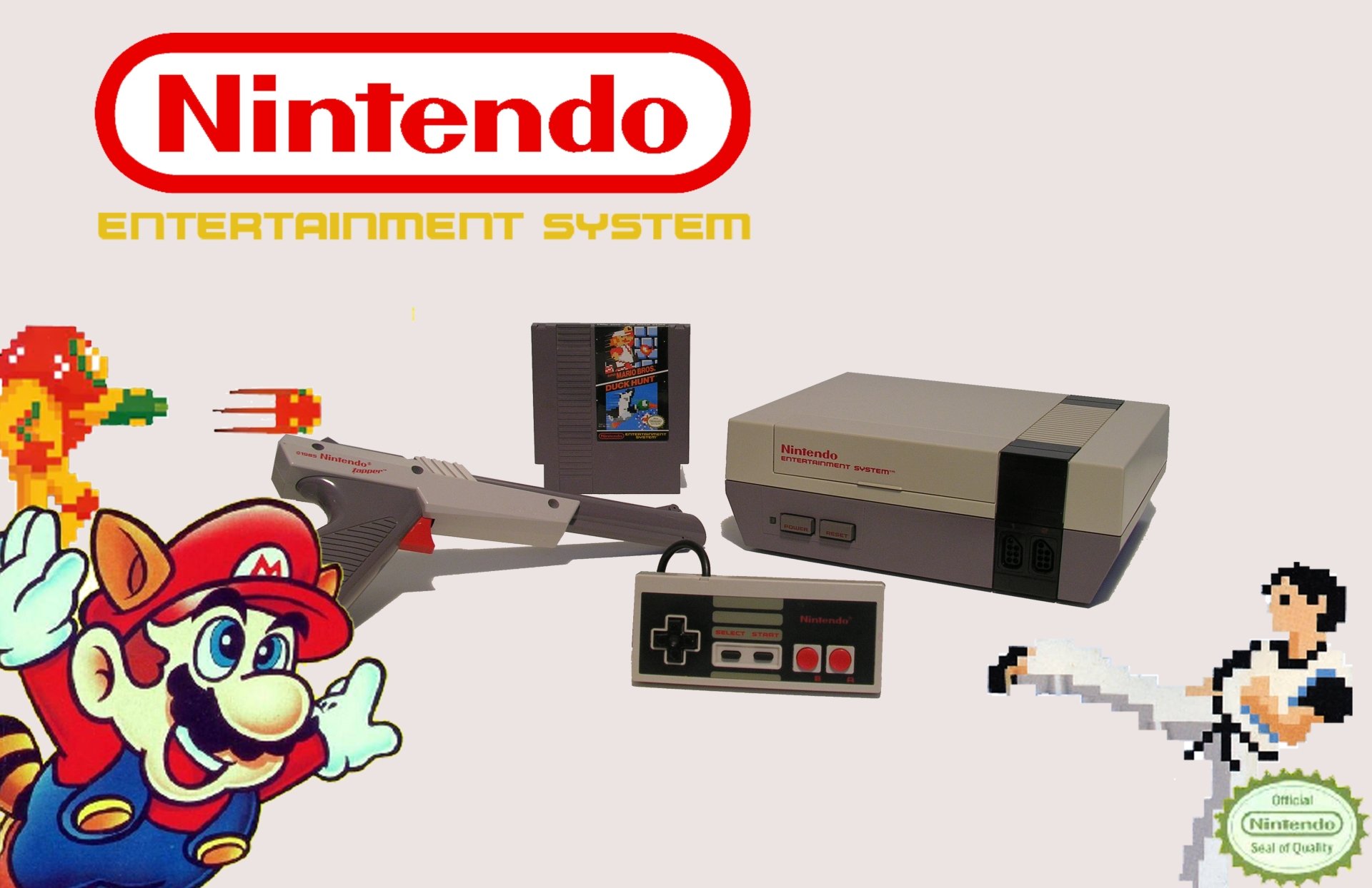 Download NES Video Game Nintendo Entertainment System 4k Ultra HD Wallpaper