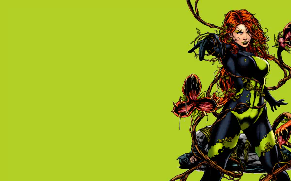 Comic Poison Ivy HD Desktop Wallpaper | Background Image