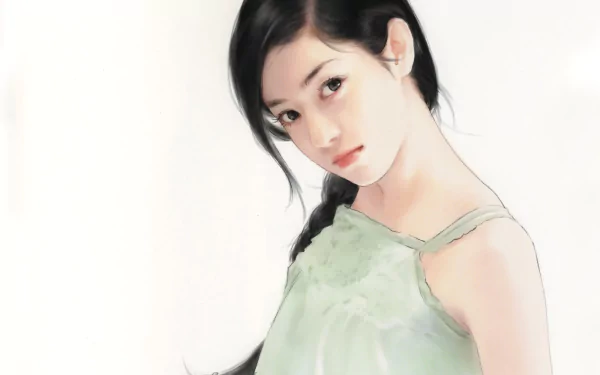 woman Korean HD Desktop Wallpaper | Background Image