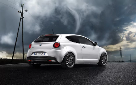 Alfa Romeo vehicle Alfa Romeo MiTo Quadrifoglio HD Desktop Wallpaper | Background Image